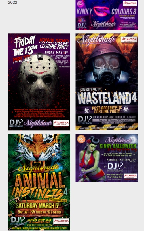 Nightshade events, Halifax, Nova Scotia